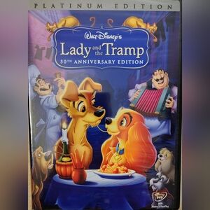 NWT Disney DVD Lady and the Tramp Platinum Edition 50th Anniversary 2-Disc